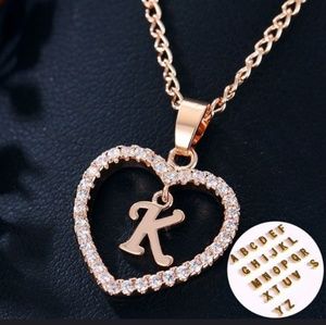 Heart love necklace